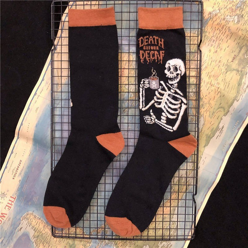 chaussettes standard têtes de mort modele 2