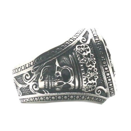 Bague Medusa en acier inoxydable 316L