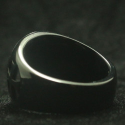 Bague Motard Croix des templiers en acier inoxydable 316L