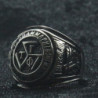 Bague Triskelion acier inoxydable 316L