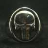 Bague The Punisher en acier inoxydable 316L