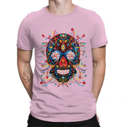 T-shirt tête de mort mexicaine - modèle 1