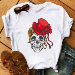 Tshirt crâne tête de mort pour femme - nombreux modèles au choix!
