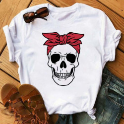 Tshirt crâne tête de mort pour femme - nombreux modèles au choix!