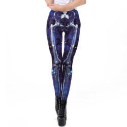 Legging imprimé tête de mort Halloween pour femme 20 modèles au choix