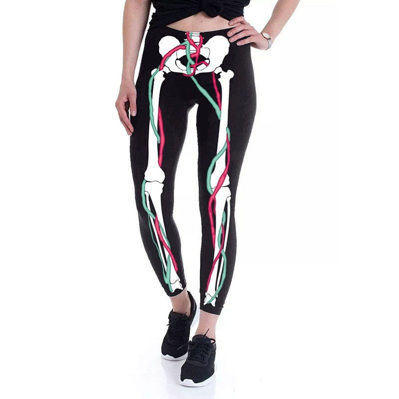 Legging Squelette sexy fantaisie pour femmes - 11 modèles au choix !