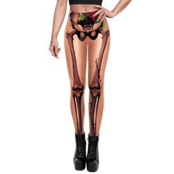 Legging Squelette sexy fantaisie pour femmes - 11 modèles au choix !