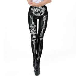 Legging Squelette sexy fantaisie pour femmes - 11 modèles au choix !
