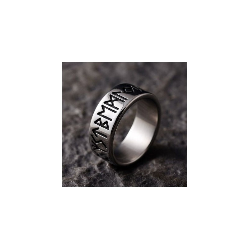 Bague Viking en acier inoxydable - 9 modèles au choix !