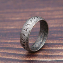 Bague Viking rétro Viking Rune - 5 couleurs au choix !