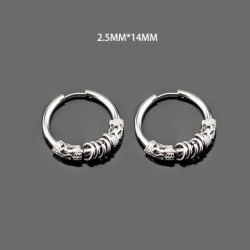 Boucles d-oreille Viking  Vintage en acier inoxydable pour hommes