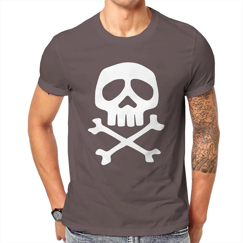 T-shirt de Pirates  Jolly rogers à manches courtes et col rond !