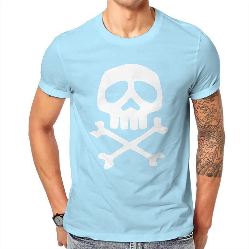 T-shirt de Pirates  Jolly rogers à manches courtes et col rond !