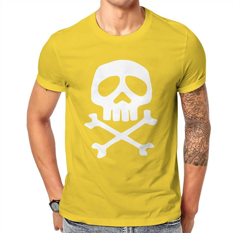 T-shirt de Pirates  Jolly rogers à manches courtes et col rond !