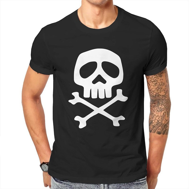 T-shirt de Pirates  Jolly rogers à manches courtes et col rond !