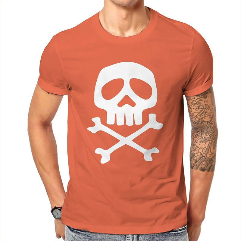T-shirt de Pirates  Jolly rogers à manches courtes et col rond !