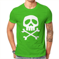 T-shirt de Pirates  Jolly rogers à manches courtes et col rond !