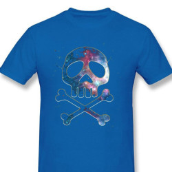 T-shirt de Pirates Manga Tête de Mort à manches courtes et col rond !
