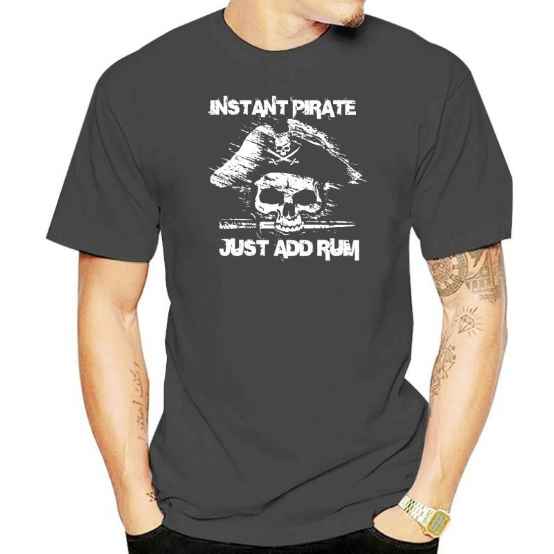 T-shirt de Pirate Rhum "ajoutez du Rhum et je deviens un pirate" !
