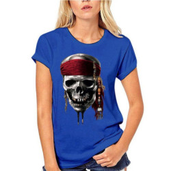 T-shirt Pirate Jolly Rogers manches courtes col rond Homme et Femmes!