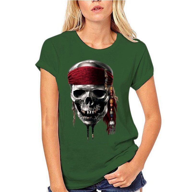 T-shirt Pirate Jolly Rogers manches courtes col rond Homme et Femmes!