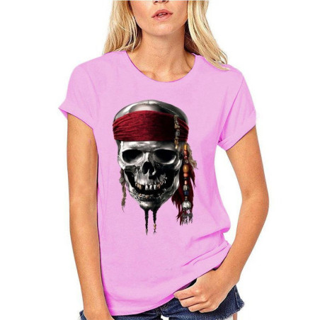 T-shirt Pirate Jolly Rogers manches courtes col rond Homme et Femmes!