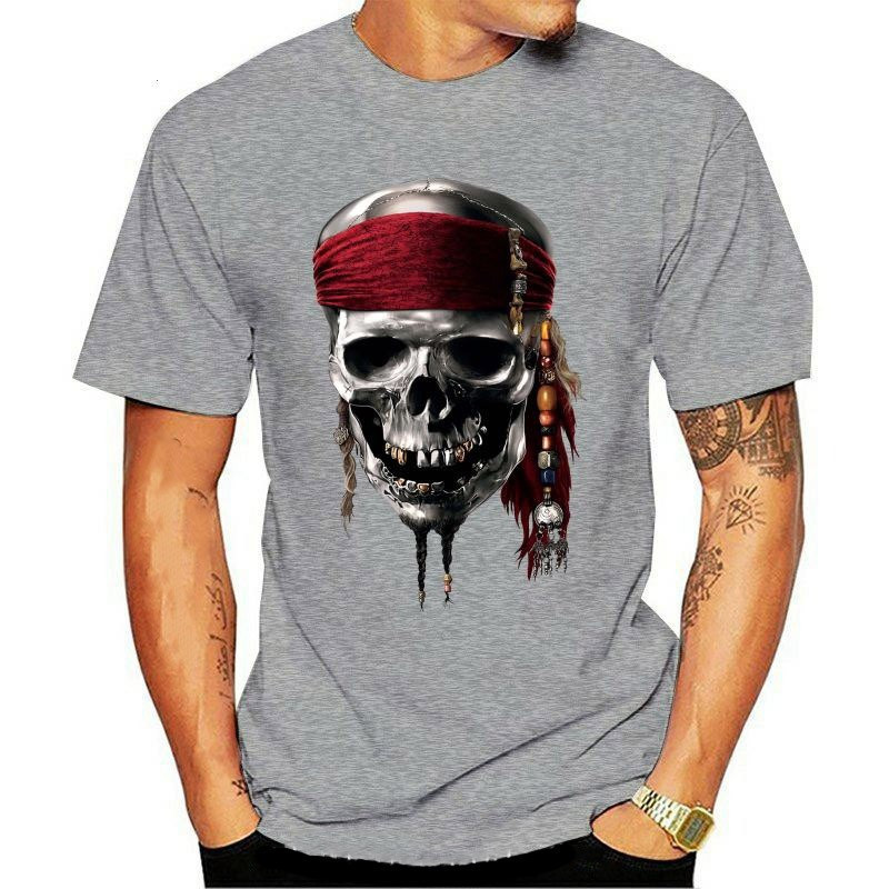 T-shirt Pirate Jolly Rogers manches courtes col rond Homme et Femmes!