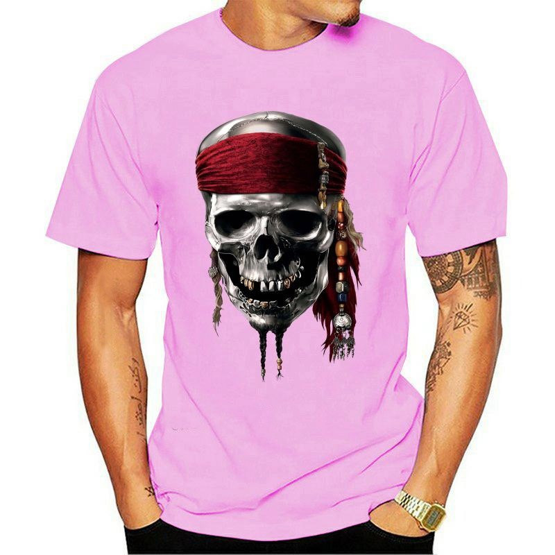 T-shirt Pirate Jolly Rogers manches courtes col rond Homme et Femmes!