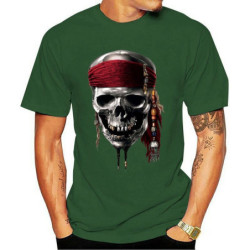 T-shirt Pirate Jolly Rogers manches courtes col rond Homme et Femmes!
