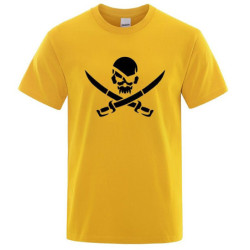 T-shirt de Pirates Logo Jolly rogers à manches courtes et col rond !