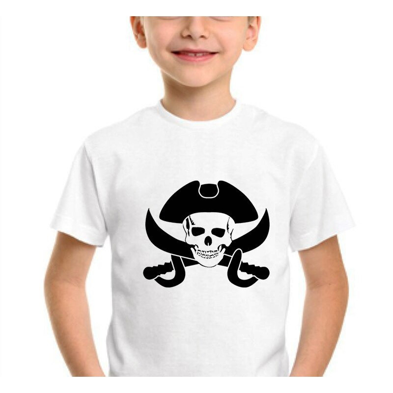 T-shirt de Pirates enfant à manches courtes et col rond pour garcon !