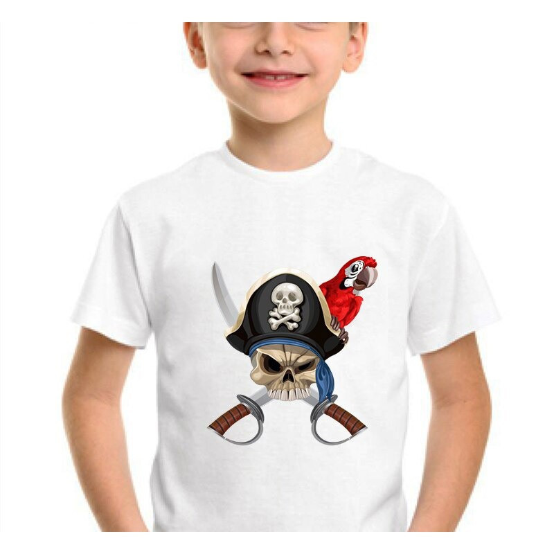 T-shirt de Pirates enfant à manches courtes et col rond pour garcon !