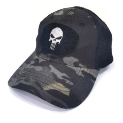 Casquette tête de mort tactique couleur camoufflage - 8 modèles !