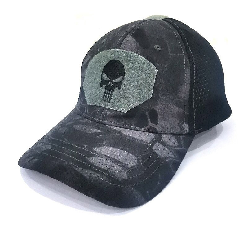 Casquette tête de mort tactique couleur camoufflage - 8 modèles !