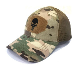 Casquette tête de mort tactique couleur camoufflage - 8 modèles !