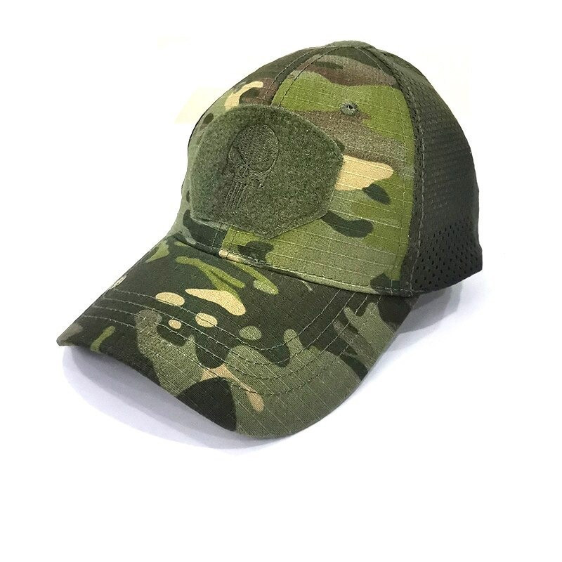 Casquette tête de mort tactique couleur camoufflage - 8 modèles !