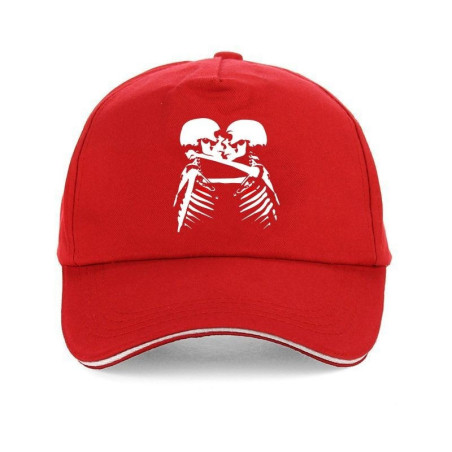 Casquette tête de mort squelette amoureux - 7 modèles au choix !