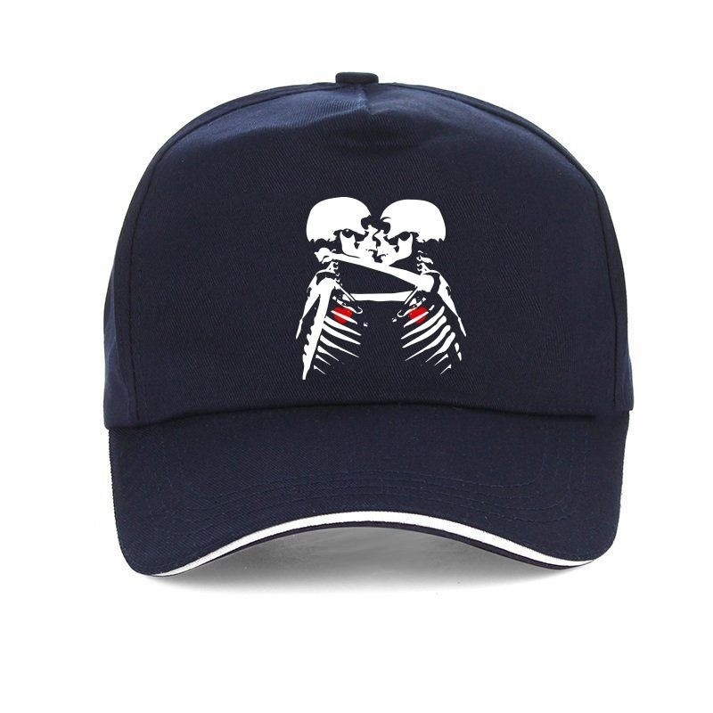 Casquette tête de mort squelette amoureux - 7 modèles au choix !