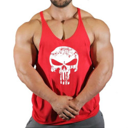 Débardeur tête de mort Bodybuilding pour homme