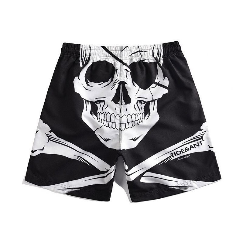 Magnifique Short de bain tête de mort Pirate pour homme 