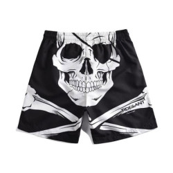 Short de bain tête de mort Pirate Jolly Rogers pour homme !