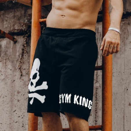 Short de Fitness à motif tête de mort Gym King pour homme