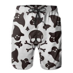 Short de bain  tête de mort Santa Muerte homme - 10modèles au choix !