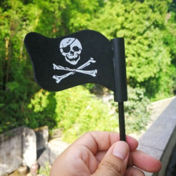 Drapeau de Pirate boule d'antenne de voiture