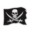 Autocollant pour pare-choc drapeau Pirate avec sabres croisés