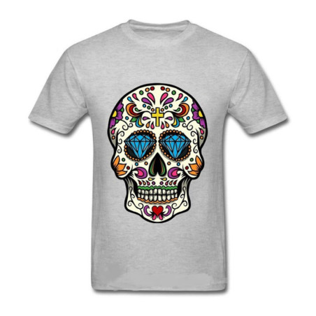 T Shirt Tete de Mort Mexicaine