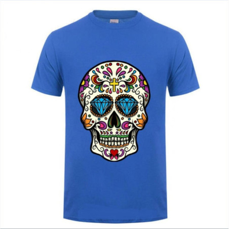 T Shirt Tete de Mort Mexicaine