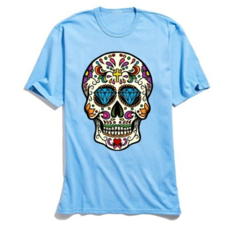 T Shirt Tete de Mort Mexicaine