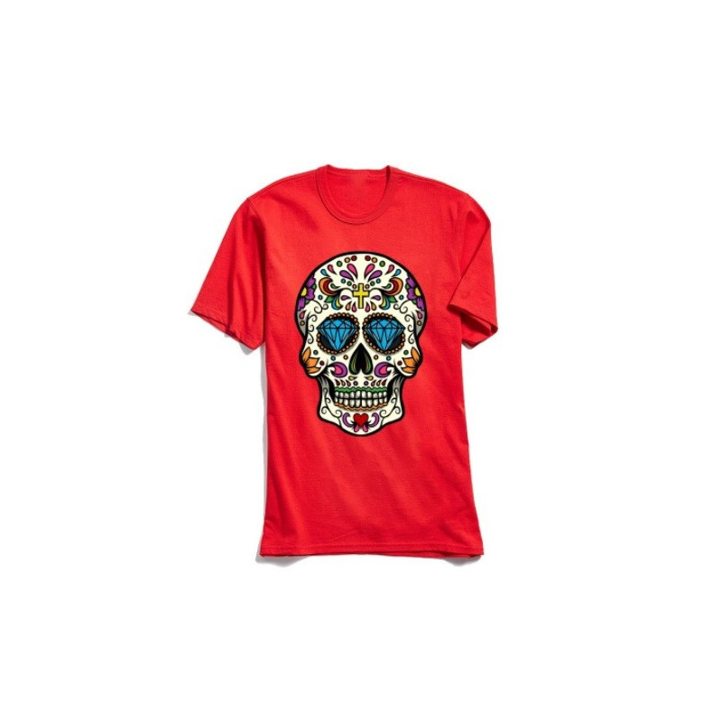 T Shirt Tete de Mort Mexicaine