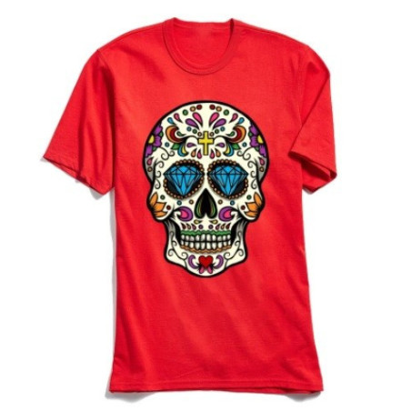 T Shirt Tete de Mort Mexicaine